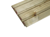 Dubbel Rhombusprofiel | Vuren | 22 x 145 mm | Geïmpregneerd | 300 cm